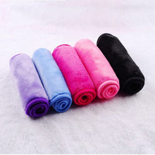 Load image into Gallery viewer, 40*17cm Microfiber Makeup Remover Reusable Makeup Eraser Towel Remover Wipes No Need Cleansing Oil PVC Box Original
