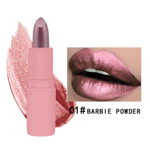 Load image into Gallery viewer, MK Waterproof Long Lasting Metallic Matte Lipstick 12 Colors Lips Makeup Cosmetics Shimmer Velvety Lipgloss Matte Lipstick Batom