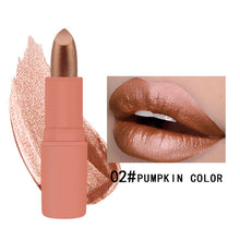 Load image into Gallery viewer, MK Waterproof Long Lasting Metallic Matte Lipstick 12 Colors Lips Makeup Cosmetics Shimmer Velvety Lipgloss Matte Lipstick Batom