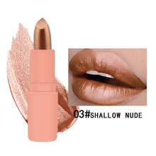 Load image into Gallery viewer, MK Waterproof Long Lasting Metallic Matte Lipstick 12 Colors Lips Makeup Cosmetics Shimmer Velvety Lipgloss Matte Lipstick Batom