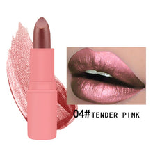 Load image into Gallery viewer, MK Waterproof Long Lasting Metallic Matte Lipstick 12 Colors Lips Makeup Cosmetics Shimmer Velvety Lipgloss Matte Lipstick Batom