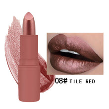 Load image into Gallery viewer, MK Waterproof Long Lasting Metallic Matte Lipstick 12 Colors Lips Makeup Cosmetics Shimmer Velvety Lipgloss Matte Lipstick Batom
