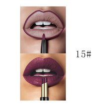 Load image into Gallery viewer, Pudaier Brand Double Ended Matte Lip Liner Lipstick Pencil Makeup Lip Tint Set For Women Non-stick Cup Long Lasting Batom Matte