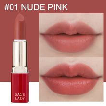 Load image into Gallery viewer, SACE LADY 12 Colors Matte Lipstick Makeup Waterproof Nude Lip Stick Make Up Long Lasting Red Mate Lip Beauty Sexy Brand Cosmetic