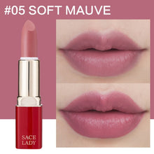 Load image into Gallery viewer, SACE LADY 12 Colors Matte Lipstick Makeup Waterproof Nude Lip Stick Make Up Long Lasting Red Mate Lip Beauty Sexy Brand Cosmetic