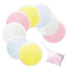 Load image into Gallery viewer, 20Pcs/lot Reusable Cotton Pads Make up Remover Facial Double layer Wipe Pads Nail Art Cleaning Pads Washable with Laundry Bag