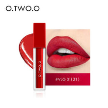 Load image into Gallery viewer, O.TWO.O Waterproof Matte Lip Gloss Moisturizer Smooth Lip Stick Long Lasting Liquid Lipstick Cosmetic Makeup Lipgloss 15 Colors Lip Makeup