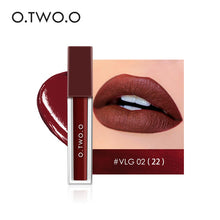Load image into Gallery viewer, O.TWO.O Waterproof Matte Lip Gloss Moisturizer Smooth Lip Stick Long Lasting Liquid Lipstick Cosmetic Makeup Lipgloss 15 Colors Lip Makeup