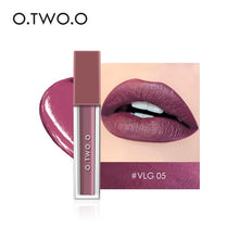 Load image into Gallery viewer, O.TWO.O Waterproof Matte Lip Gloss Moisturizer Smooth Lip Stick Long Lasting Liquid Lipstick Cosmetic Makeup Lipgloss 15 Colors Lip Makeup