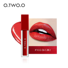 Load image into Gallery viewer, O.TWO.O Waterproof Matte Lip Gloss Moisturizer Smooth Lip Stick Long Lasting Liquid Lipstick Cosmetic Makeup Lipgloss 15 Colors Lip Makeup