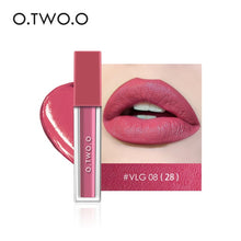 Load image into Gallery viewer, O.TWO.O Waterproof Matte Lip Gloss Moisturizer Smooth Lip Stick Long Lasting Liquid Lipstick Cosmetic Makeup Lipgloss 15 Colors Lip Makeup