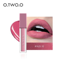 Load image into Gallery viewer, O.TWO.O Waterproof Matte Lip Gloss Moisturizer Smooth Lip Stick Long Lasting Liquid Lipstick Cosmetic Makeup Lipgloss 15 Colors Lip Makeup