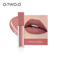 Load image into Gallery viewer, O.TWO.O Waterproof Matte Lip Gloss Moisturizer Smooth Lip Stick Long Lasting Liquid Lipstick Cosmetic Makeup Lipgloss 15 Colors Lip Makeup