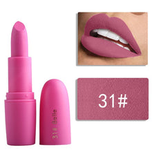 Load image into Gallery viewer, New MISS ROSE Lipstick Matte Waterproof Velvet Lip Stick 22 Colors Sexy Red Brown Pigments Makeup Matte Lipsticks Beauty Lip Makeup