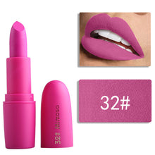 Load image into Gallery viewer, New MISS ROSE Lipstick Matte Waterproof Velvet Lip Stick 22 Colors Sexy Red Brown Pigments Makeup Matte Lipsticks Beauty Lip Makeup