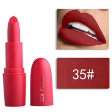Load image into Gallery viewer, New MISS ROSE Lipstick Matte Waterproof Velvet Lip Stick 22 Colors Sexy Red Brown Pigments Makeup Matte Lipsticks Beauty Lip Makeup