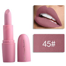 Load image into Gallery viewer, New MISS ROSE Lipstick Matte Waterproof Velvet Lip Stick 22 Colors Sexy Red Brown Pigments Makeup Matte Lipsticks Beauty Lip Makeup