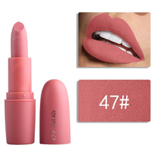 Load image into Gallery viewer, New MISS ROSE Lipstick Matte Waterproof Velvet Lip Stick 22 Colors Sexy Red Brown Pigments Makeup Matte Lipsticks Beauty Lip Makeup