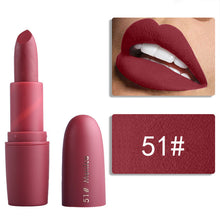 Load image into Gallery viewer, New MISS ROSE Lipstick Matte Waterproof Velvet Lip Stick 22 Colors Sexy Red Brown Pigments Makeup Matte Lipsticks Beauty Lip Makeup