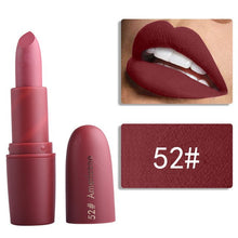 Load image into Gallery viewer, New MISS ROSE Lipstick Matte Waterproof Velvet Lip Stick 22 Colors Sexy Red Brown Pigments Makeup Matte Lipsticks Beauty Lip Makeup