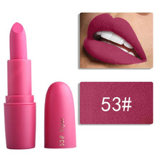 Load image into Gallery viewer, New MISS ROSE Lipstick Matte Waterproof Velvet Lip Stick 22 Colors Sexy Red Brown Pigments Makeup Matte Lipsticks Beauty Lip Makeup