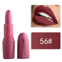 Load image into Gallery viewer, New MISS ROSE Lipstick Matte Waterproof Velvet Lip Stick 22 Colors Sexy Red Brown Pigments Makeup Matte Lipsticks Beauty Lip Makeup